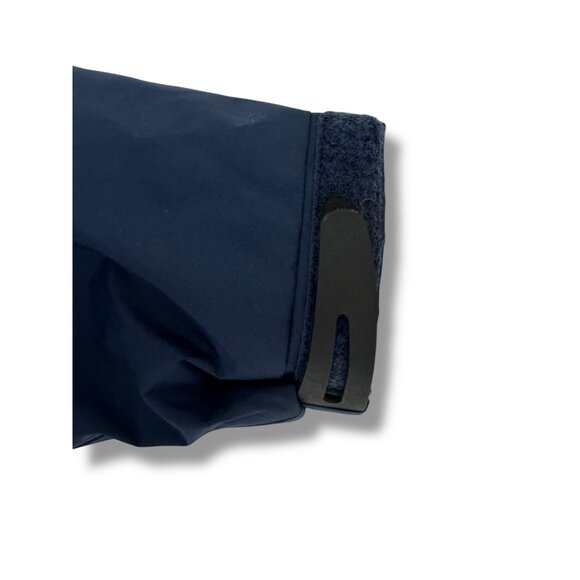 Vineyard Vines Rain Jacket Women S Stow Go Windbreaker Hoodie Navy Blue Pockets - Picture 3 of 12